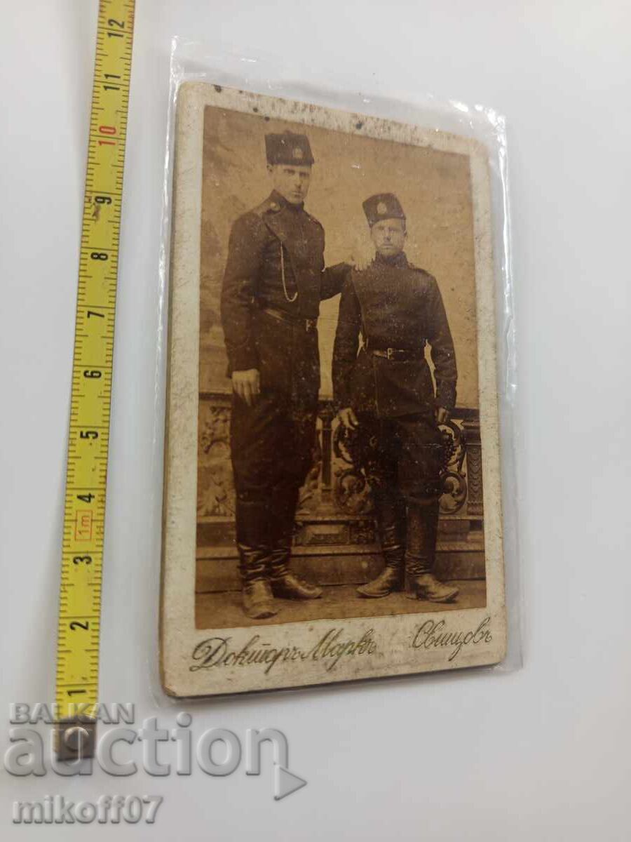 Military photo cardboard photograph Tinkov Junker