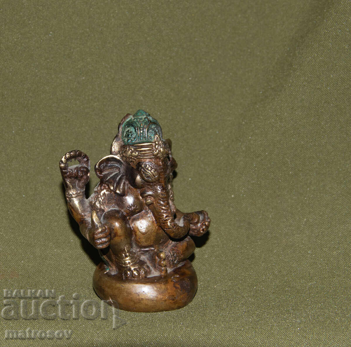 Παράδοση Μικρό μπρούτζινο διακοσμητικό άγαλμα, Γκανέσα