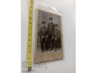 Военна снимка картон фотография Осипов Плевен