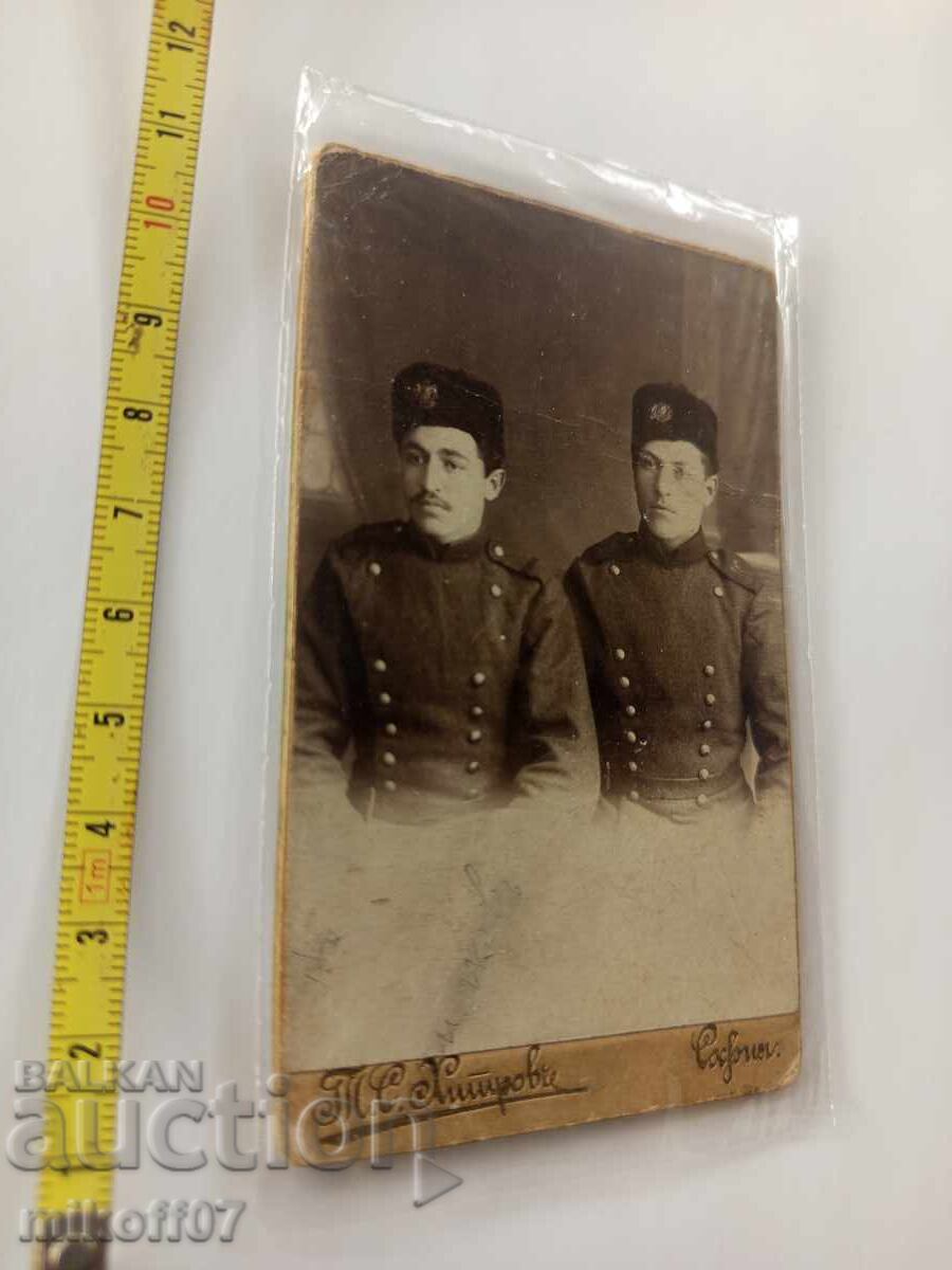 Στρατιωτική φωτογραφία από χαρτόνι, φωτογραφία του Τομά Χίτροφ