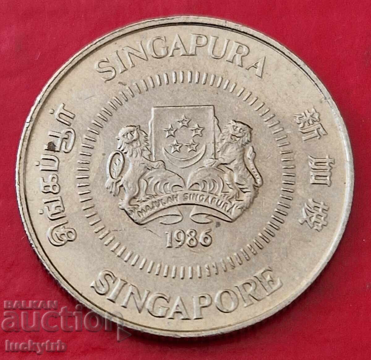 10 λεπτά 1986 - Σιγκαπούρη με τιμή 0.40 BGN | € 0.20