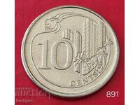 10 cenți 2013 - Singapore