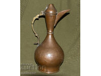 Cană solidă din cupru, lucrată manual