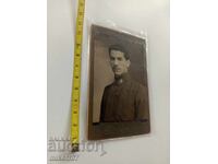 Военна снимка картон фотография Сотиров Свищов