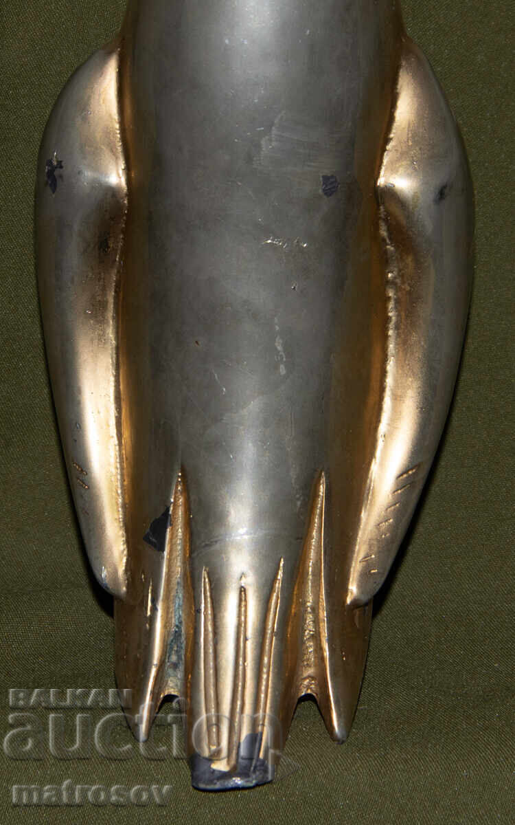 Αυθεντική μεταλλική διακοσμητική φιγούρα, πιγκουίνος - 5