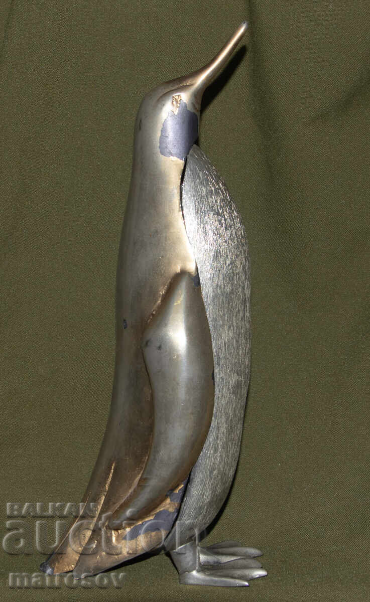 Αυθεντική μεταλλική διακοσμητική φιγούρα, πιγκουίνος - 6