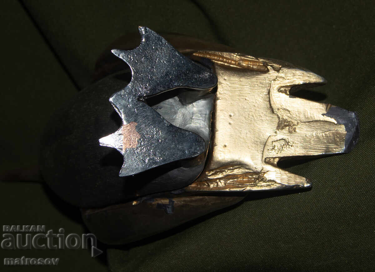 Αυθεντική μεταλλική διακοσμητική φιγούρα, πιγκουίνος - 7