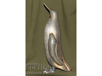 Αυθεντική μεταλλική διακοσμητική φιγούρα, πιγκουίνος