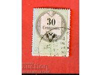 АВСТРИЯ - ИТАЛИЯ - ГЕРБОВИ МАРКИ ГЕРБОВА МАРКА 30 Centesimi