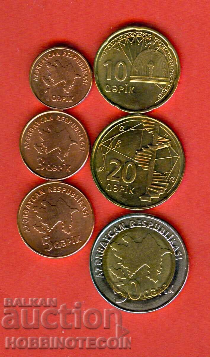 АЗЕРБАЙДЖАН AZERBAIJAN 1 3 5 10 20 50 issue БИМЕТАЛНА UNC с цена 14.99 лв. | € 7.66 АЗЕРБАЙДЖАН AZERBAIJAN 1 3 5 10 20 50 issue БИМЕТАЛНА UNC с цена 14.99 лв. | € 7.66
