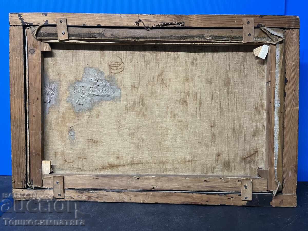 Tablou vechi din 1944, cu vopsele de ulei pe pânză - 7 Tablou vechi din 1944, cu vopsele de ulei pe pânză - 7