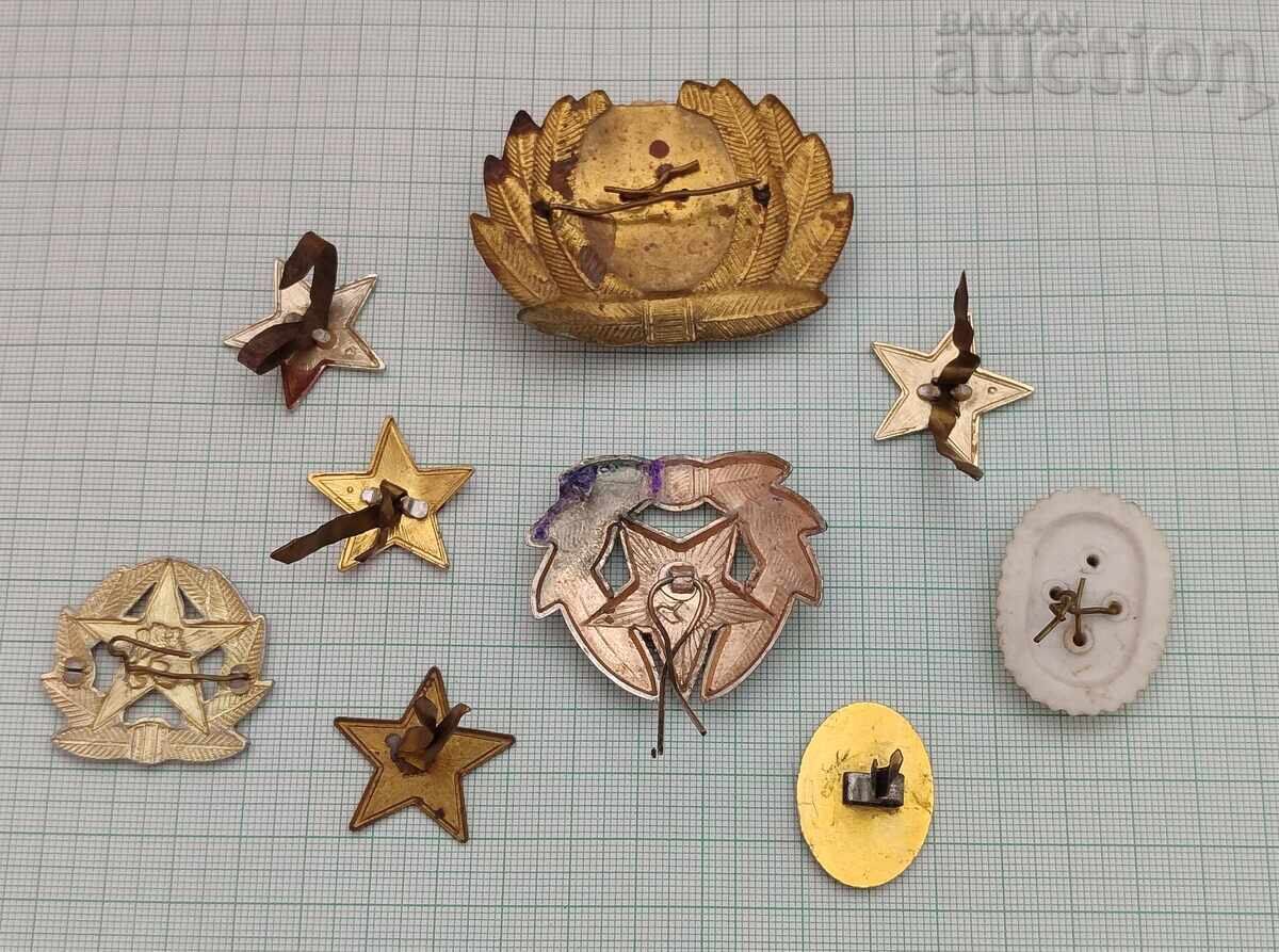 COCARDE BADGES LOT 9 PIECES with price 7.00 BGN | € 3.58