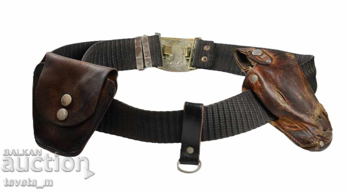 Δημοπρασία Ζώνη αστυνομικού με θήκη και θήκη για γεμιστήρες Δημοπρασία Ζώνη αστυνομικού με θήκη και θήκη για γεμιστήρες