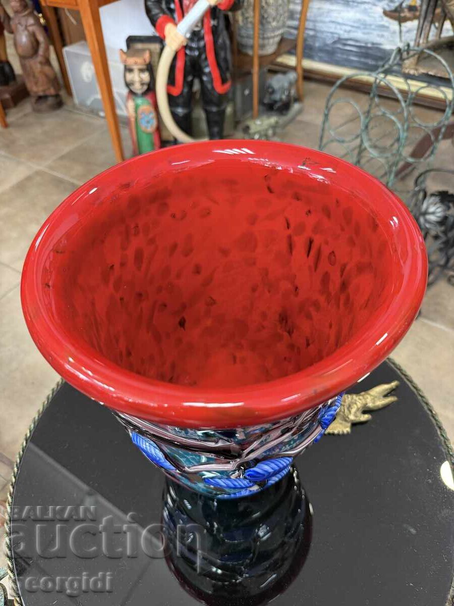 Multicolor Glass Vase - Murano. No. 7382 - 5