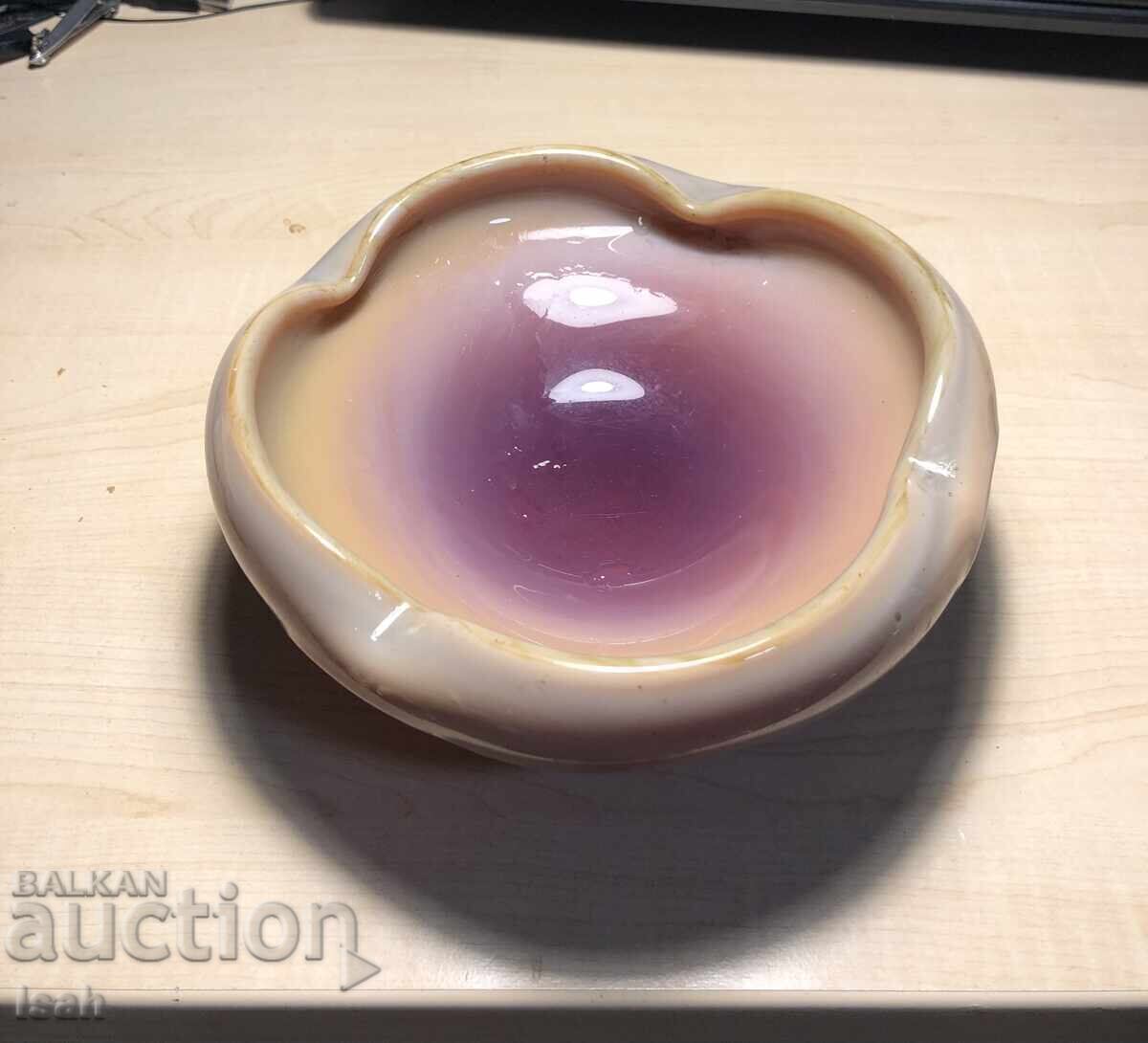 Livrarea Masiv scrumieră de artă din sticlă pentru trabucuri Livrarea Masiv scrumieră de artă din sticlă pentru trabucuri