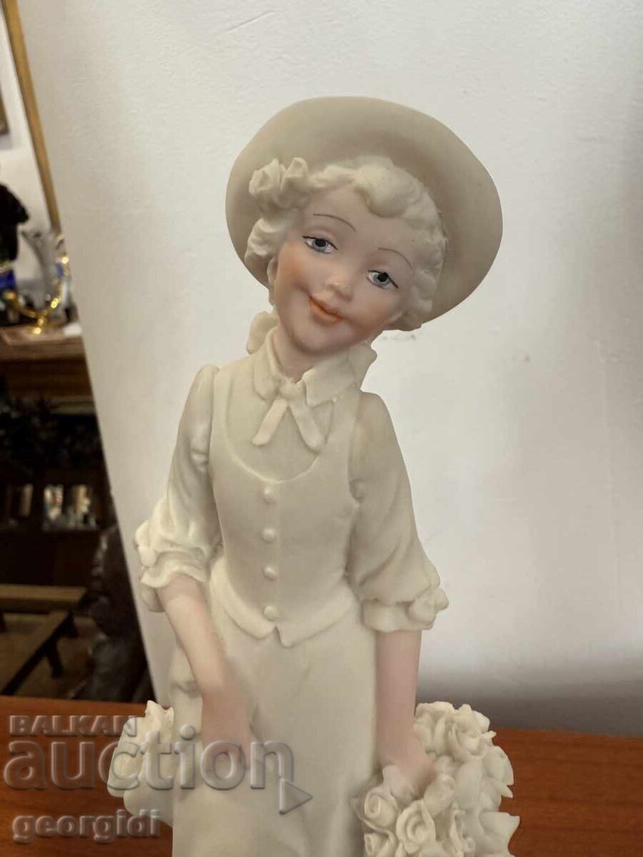 French female figure of a girl - Auro Belcari. No. 7384 with price 65.00 BGN | € 33.23