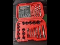 Extractoare pentru piulițe și șuruburi deteriorate 8-19 mm, 26 piese