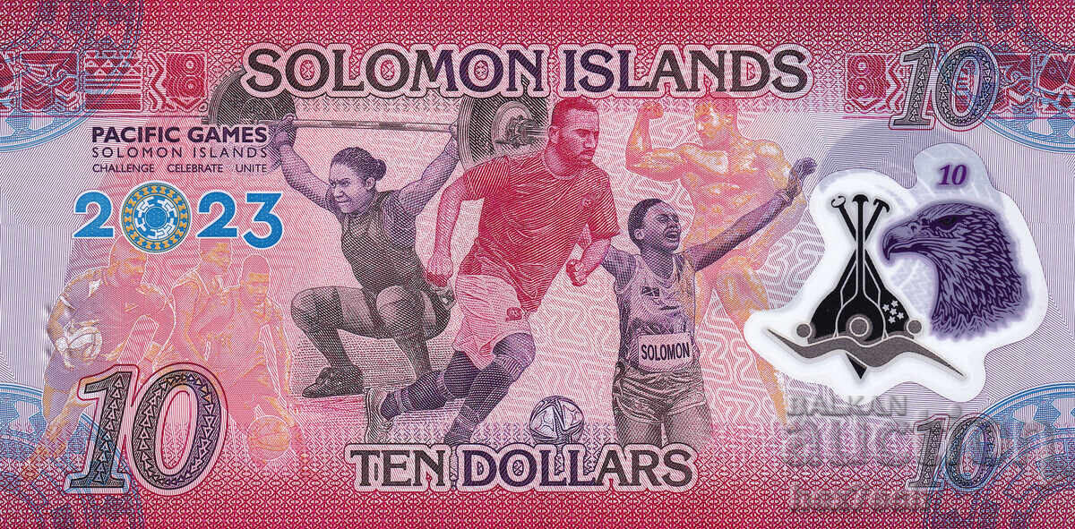 Δημοπρασία ❤️ ⭐ Νήσοι Σολομώντος 2023 10 $ Polymer UNC Νέο ⭐ ❤️ Δημοπρασία ❤️ ⭐ Νήσοι Σολομώντος 2023 10 $ Polymer UNC Νέο ⭐ ❤️