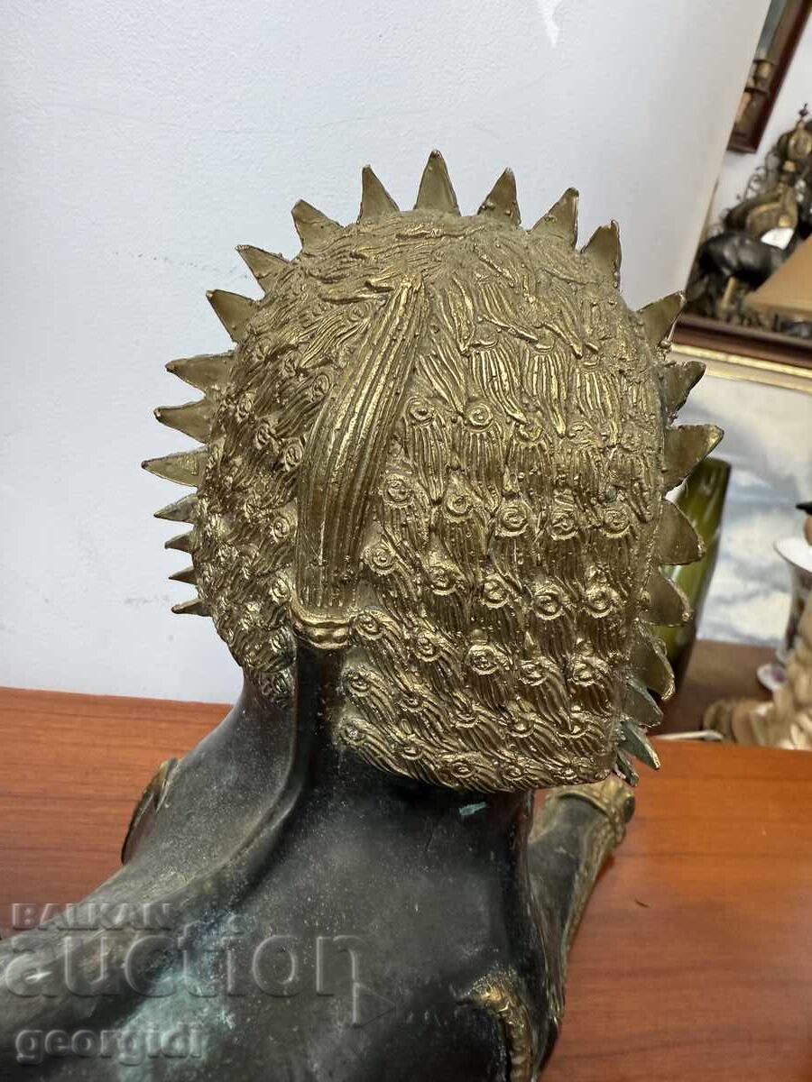 Χάλκινο άγαλμα αυτοκρατορικού λιονταριού Σίγκχα. Νο. 7385 με τιμή 365.00 BGN | € 186.62