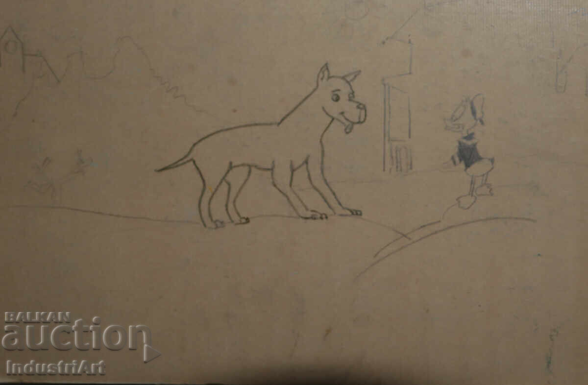 Έργο ζωγραφικής με λάδι, οικιακό τοπίο, χωριό - 6