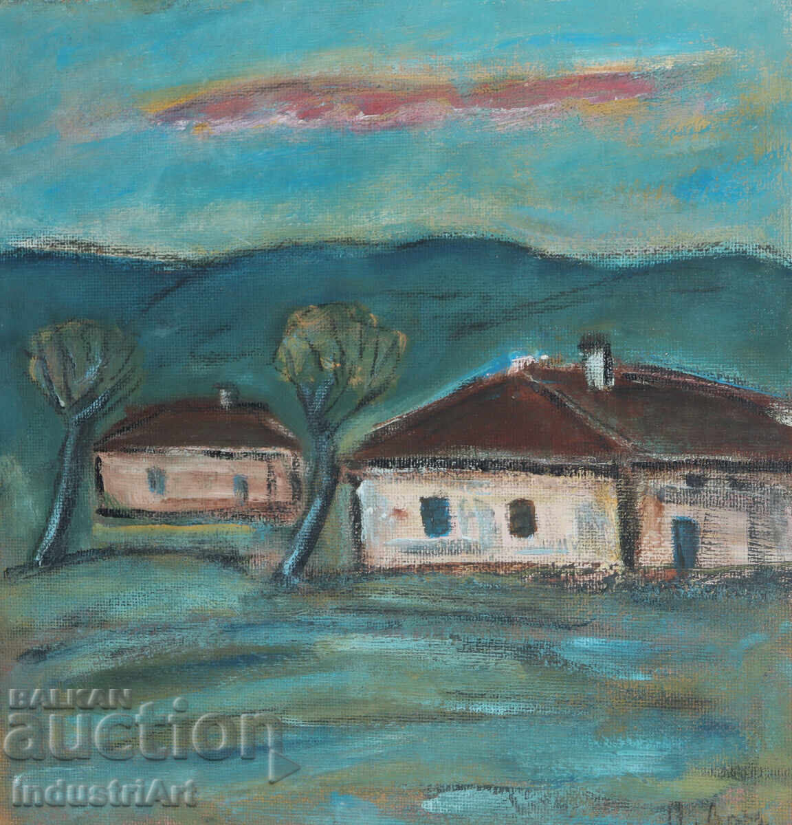 Δημοπρασία Έργο ζωγραφικής με λάδι, τοπίο