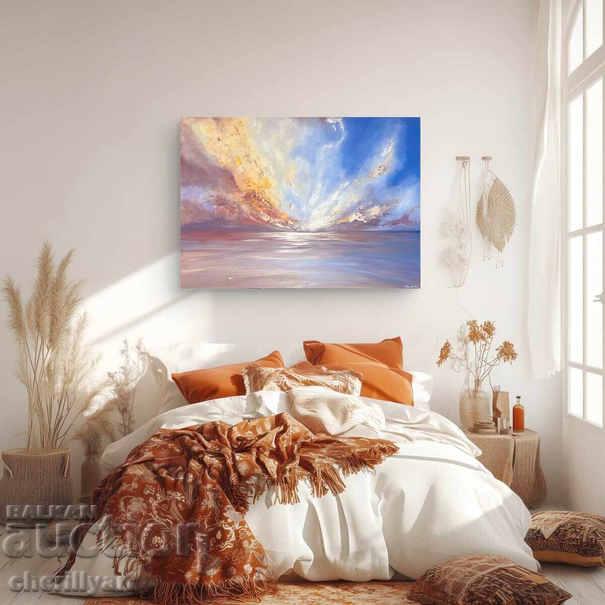 Πίνακας "Αφθονία" αυθεντικό έργο με τιμή 150.00 BGN | € 76.69 Πίνακας "Αφθονία" αυθεντικό έργο με τιμή 150.00 BGN | € 76.69