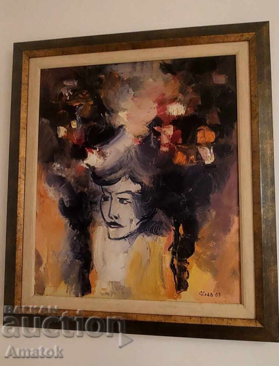 Auction  Collection of 9 paintings by S. Slav