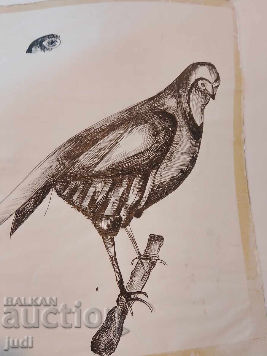 Χαρακτικό ξηρής βελόνας με τιμή 30.00 BGN | € 15.34