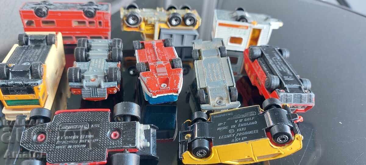 Delivery of Matchbox. Lot of 10 metal MATCHBOX cars