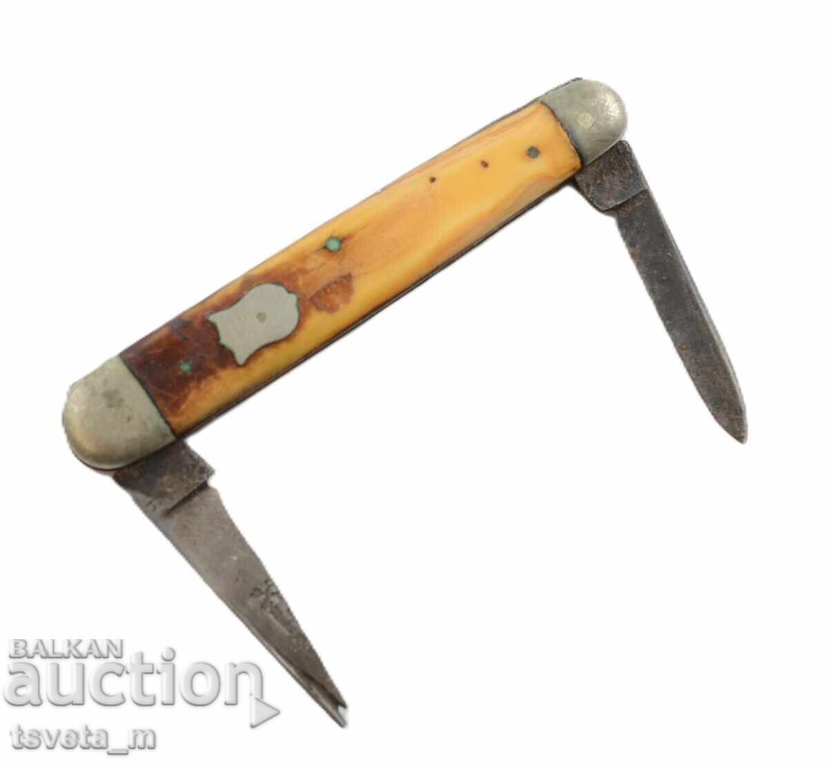 Licitație Cuțit de buzunar antic - Regatul Bulgariei Licitație Cuțit de buzunar antic - Regatul Bulgariei