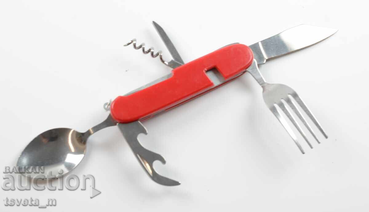 Παράδοση Τουριστικό μαχαίρι τσέπης με ΠΙΡΟΥΝΟ ΚΑΙ ΚΟΥΤΑΛΙ Παράδοση Τουριστικό μαχαίρι τσέπης με ΠΙΡΟΥΝΟ ΚΑΙ ΚΟΥΤΑΛΙ