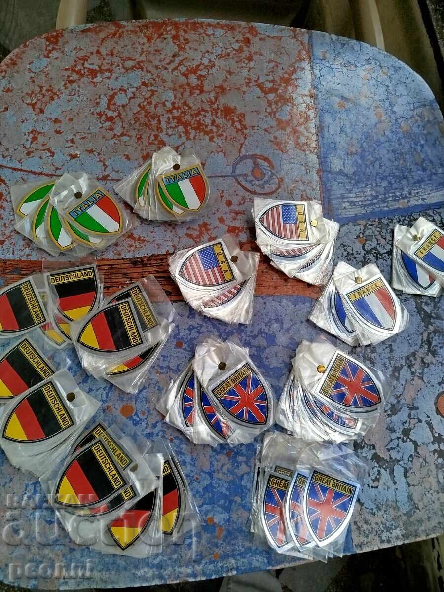 Лепенки на държави Лепенки на държави