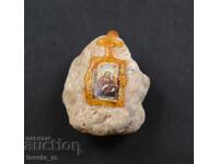 Εικόνα σε φυσική πέτρα - μαγνήτης ψυγείου