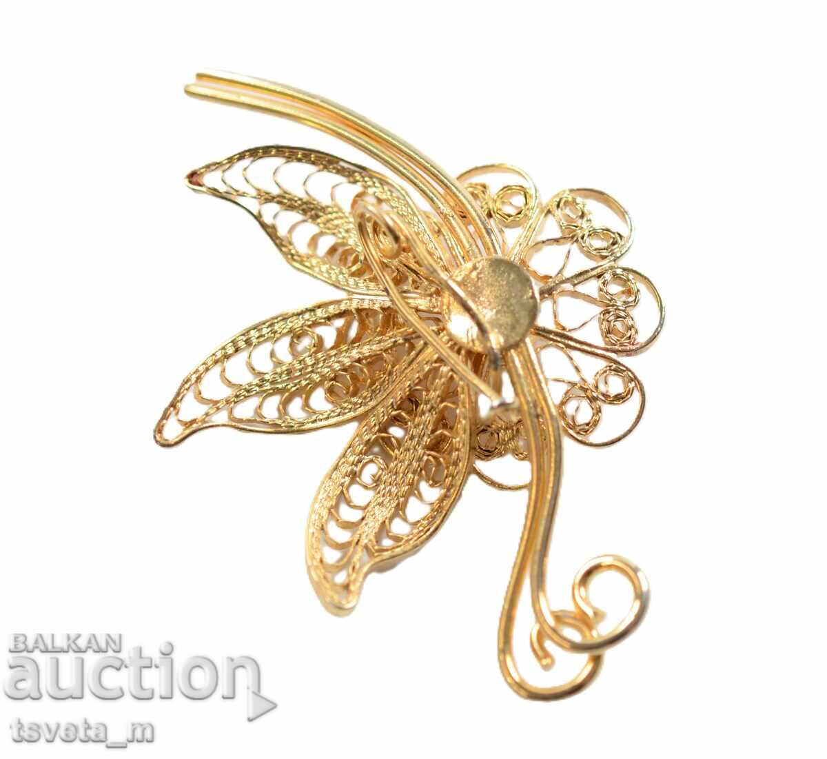 Брошка игла цвете филигран с цена 3.00 лв. | € 1.53