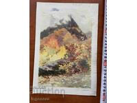 PAINTING POSTER REPRODUCTION PAPER K. SHTURKELOV FROM TSARSKO