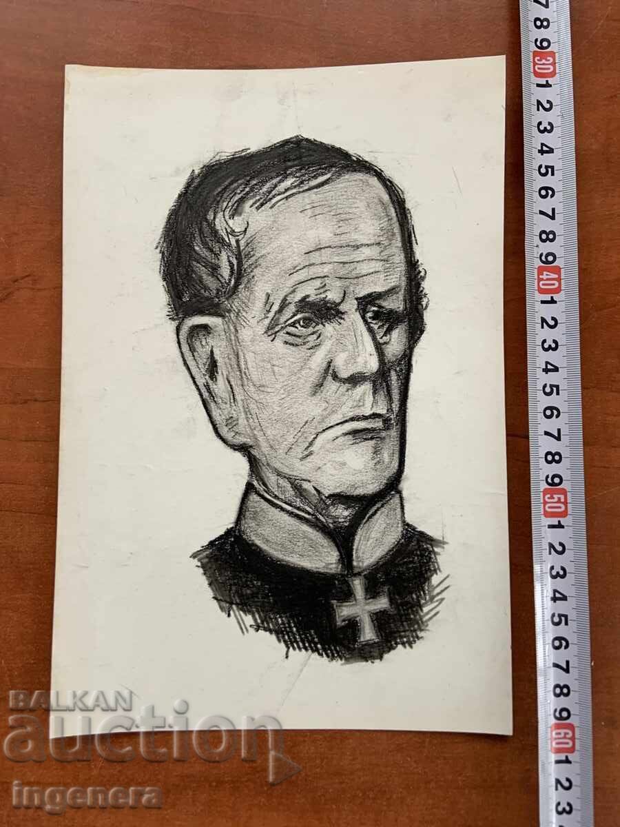 РИСУНКА ВЪГЛЕН ГРАФИТ ГРАФИКА КАРТИНА ПОРТРЕТ КАРТОН