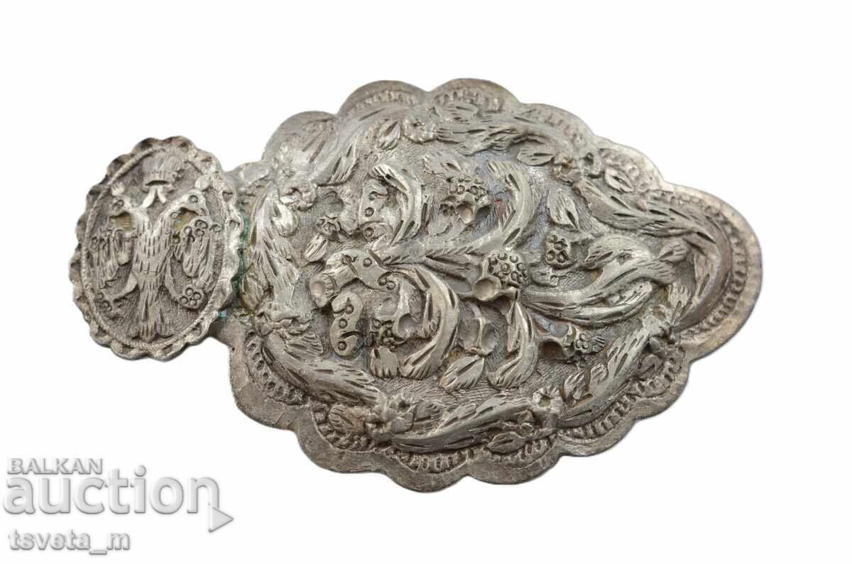Auction  Silver Revival Paffi (Belt Buckles) for Folk Costume - 128 g