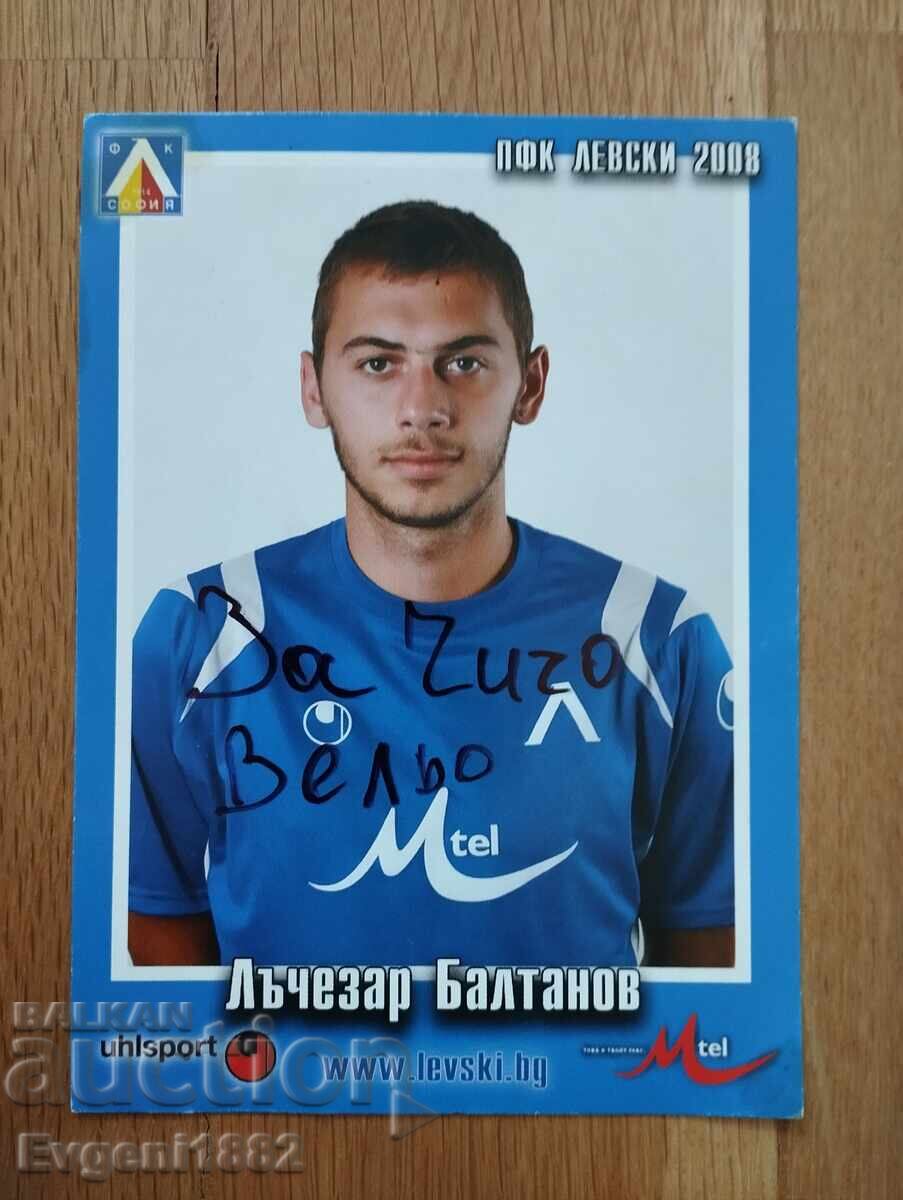 Λŭchezar Baltanov Λέφσκι Καρτ Ποστάλ 2008 Υπογεγραμμένη Λŭchezar Baltanov Λέφσκι Καρτ Ποστάλ 2008 Υπογεγραμμένη