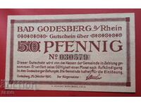Banknote-Germany-S.Rhine-Westphalia-Bad Godesberg-50 pf. 1920