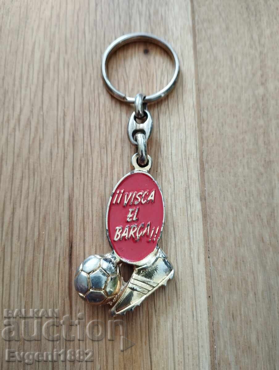 Barcelona Stea Breloc Fotbal "Visca el Barca" cu preț 30.00 BGN | € 15.34