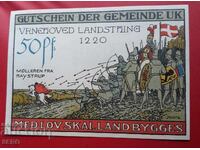 Τραπεζογραμμάτιο-Γερμανία-Δανία-δημοψήφισμα-50 πφένιγκ 1920