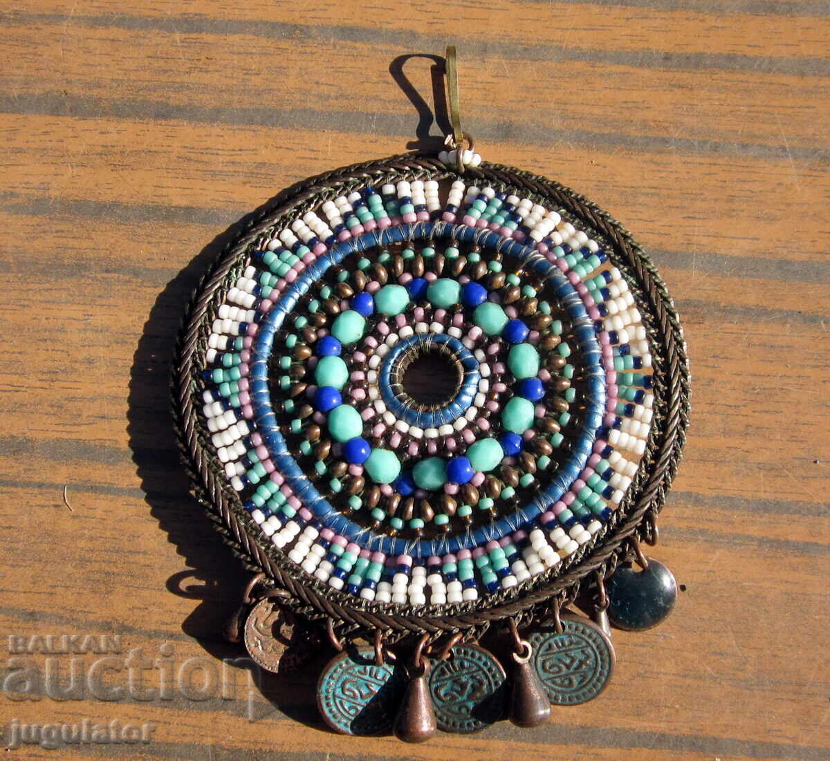 Bŭlgarsko etnografsko fol’kloρικό κόσμημα από γυάλινες χάντρες - 6 Bŭlgarsko etnografsko fol’kloρικό κόσμημα από γυάλινες χάντρες - 6