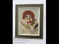 Original Painting "Sad Clown" No. 7403
