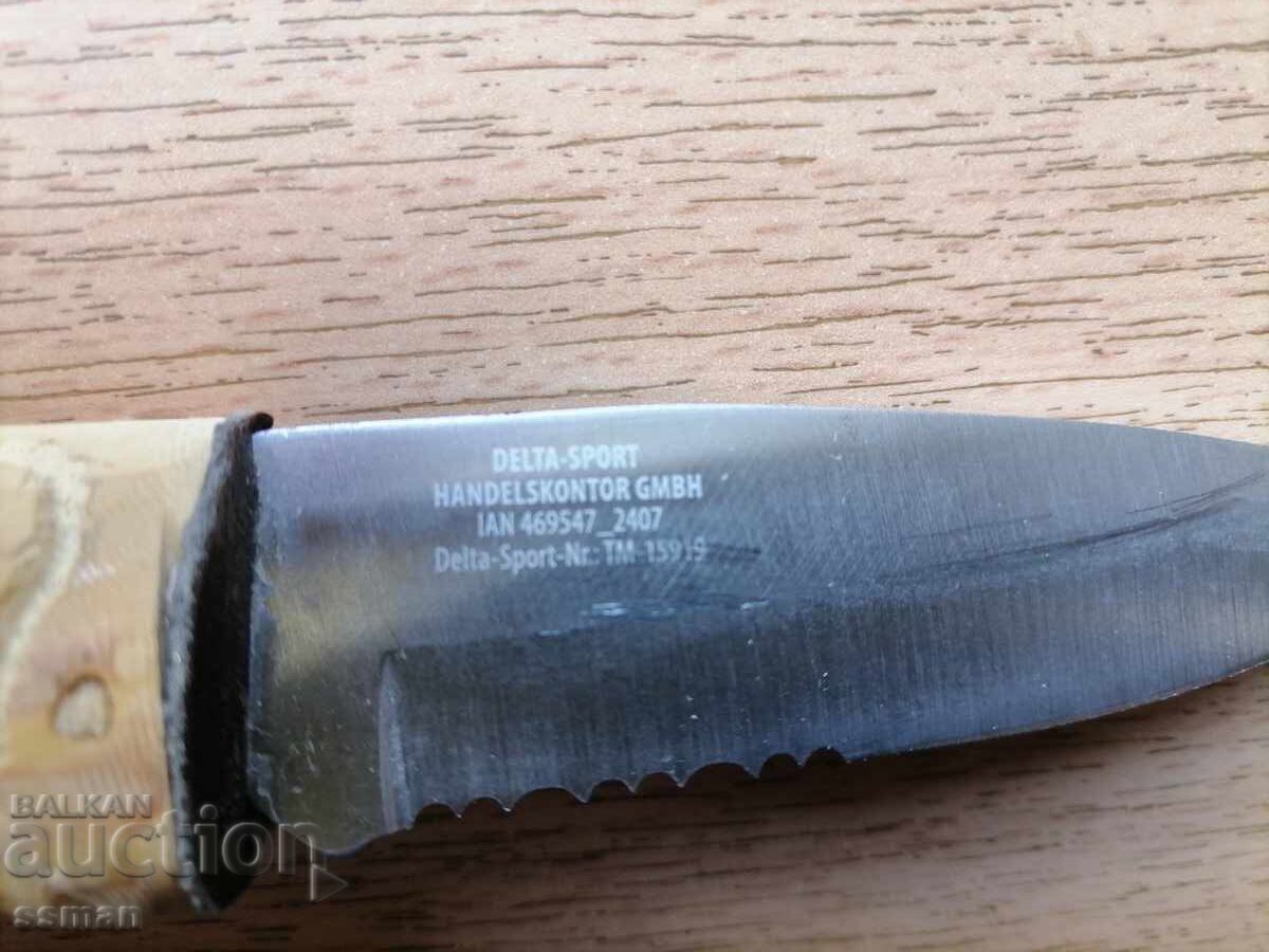 Nozh s rezbovana drŭzhka από τιρκουάζ και κεχριμπάρι με τιμή 45.00 BGN | € 23.01