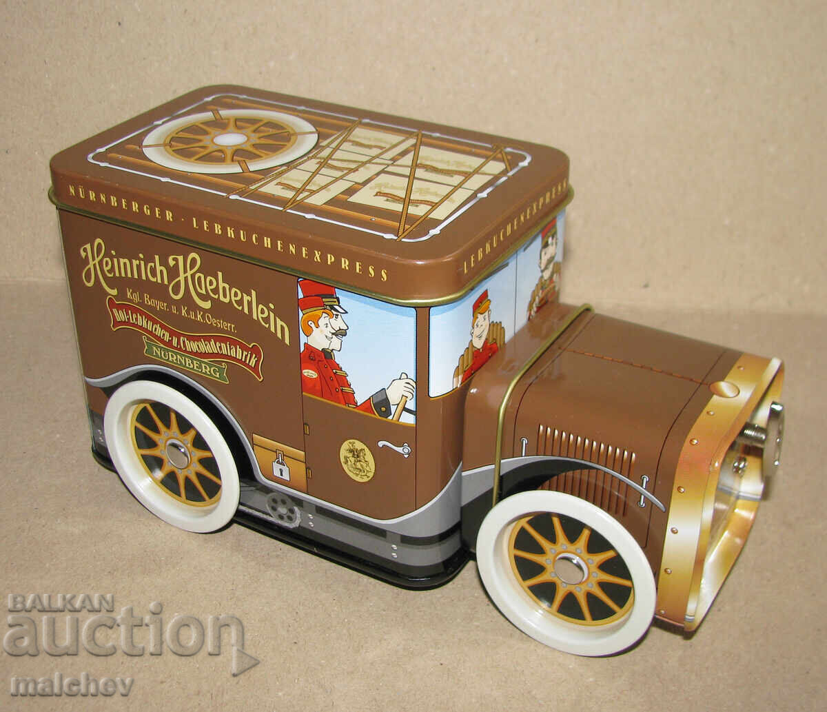 Δημοπρασία Μουσικό κουτί μεταλλικό από μπισκότα 19 εκ. λατέρνα, άριστο Δημοπρασία Μουσικό κουτί μεταλλικό από μπισκότα 19 εκ. λατέρνα, άριστο