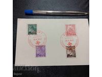 Printed card for the occasion of the Führer's 57th birthday