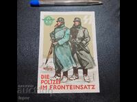 Printed card for the 57th birthday of the Führer in support of