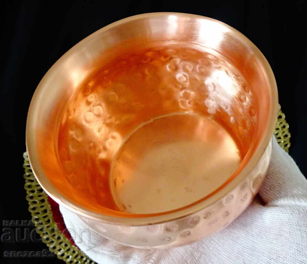 Licitație Cazan de cupru, cană de vin din cupru, cupru roșu pur