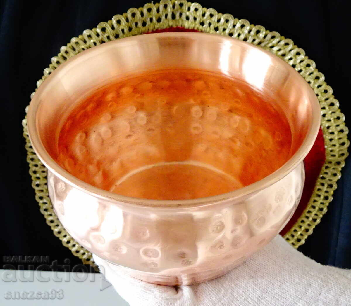 Cazan de cupru, cană de vin din cupru, cupru roșu pur - 5