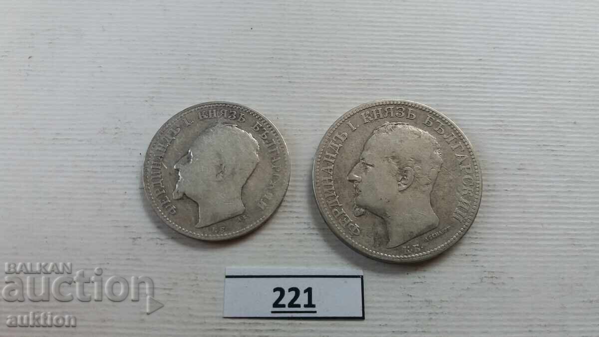 1 I 2 LEVA 1891 ANUL ARGINT - 5 1 I 2 LEVA 1891 ANUL ARGINT - 5